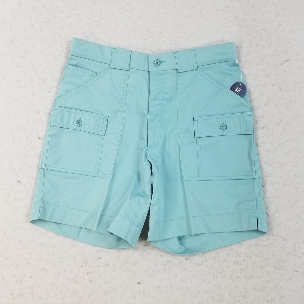 Sportif Shorts Mens 32 Blue Cargo Stretch Hiking Outdoor Utility Pocket Casual